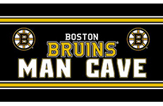 Boston Bruins Man Cave Flag 3ft x 5ft Polyester NHL Banner Boston Bruins Flying Size No